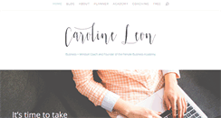 Desktop Screenshot of carolineleon.com